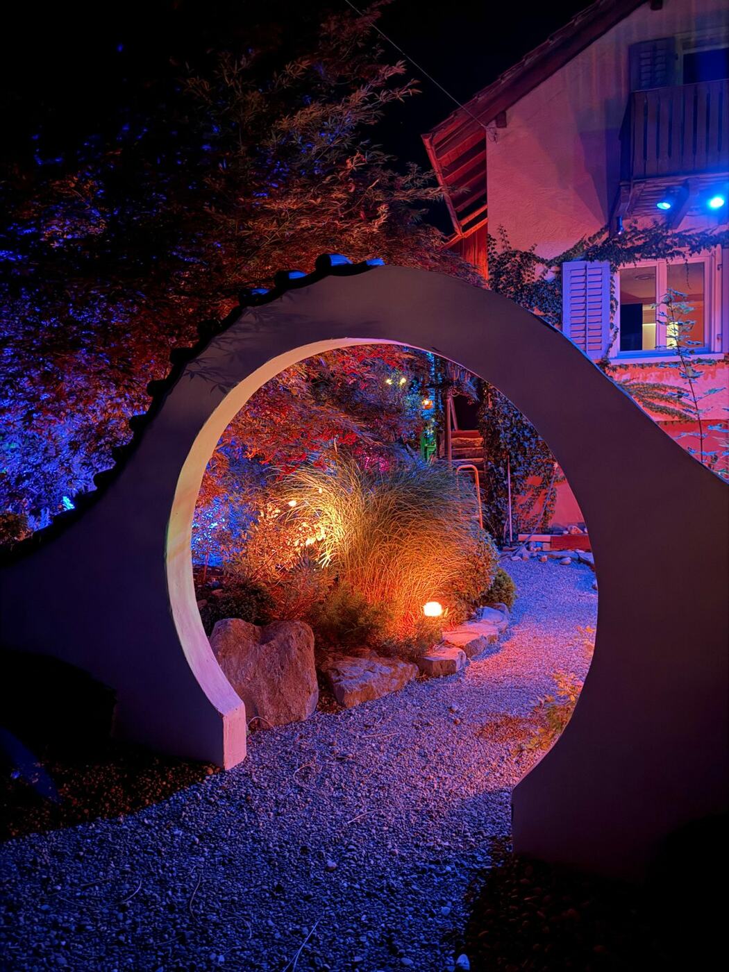 Mondtor im japanischen Garten